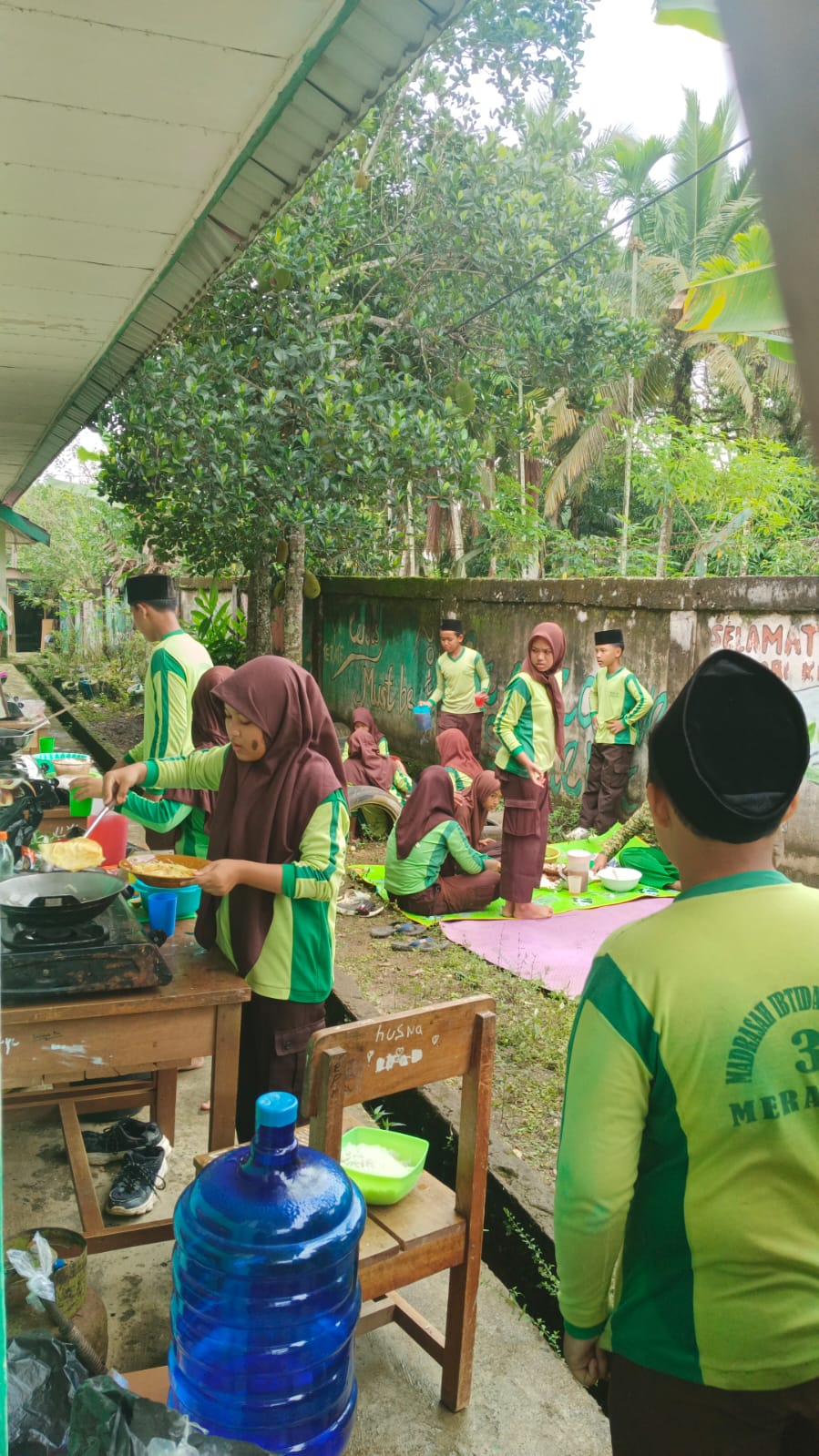Pengambilan Nilai P5 kali Ini , Siswa/I Kelas VI laksanakan Masak Bersama !